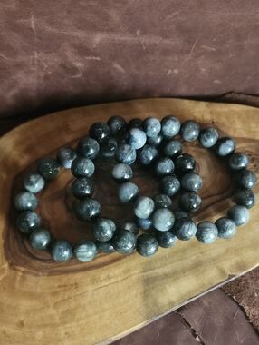 8mm Hawkeye Beaded Bracelet -3 Piece Set